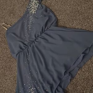 Balera Blue Dress with Silver Accents